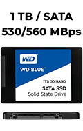 SSD 1TB WD Blue WDS100T2B0A SATA3 2,5 pol. 530/560MBps#98
