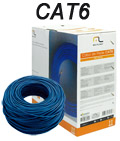 Caixa de cabo de rede CAT6 Multilaser WI267 azul 100 m