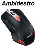 Mouse gamer Genius X-G200 ambidestro 1000 dpi, USB#100