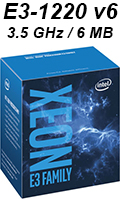 Processador Xeon E3-1220v6 3GHz 6MB cache LGA-1151