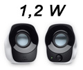 Caixas de som Estreo Logitech Z120 1,2W RMS#98