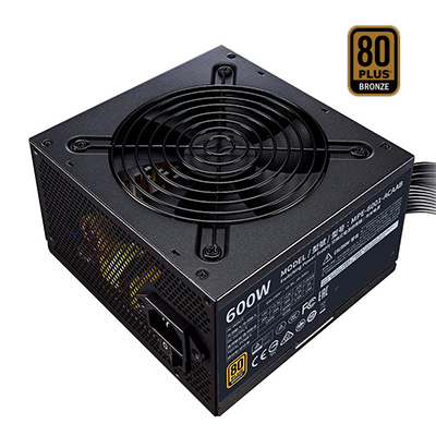 Fonte ATX 600W reais Cooler Master MWE600 80plus bronze