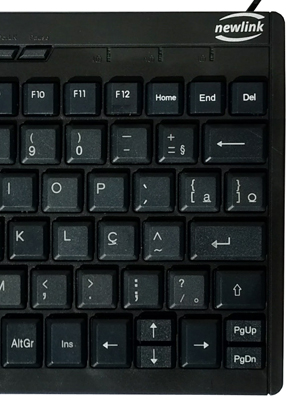 Mini teclado NewLink TC205 Compact, 27cm 94 teclas USB 