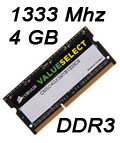 Memria 4GB DDR3 Corsair SODIMM 1333MHz CMSO4GX3M1B13332