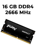 Memria 16GB DDR4 2666MHz Fury Impact KF426S15IB1/162