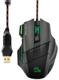 Mouse Gamer Multilaser MO207 Metal War 3200 dpi 1ms USB2