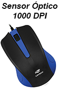 Mouse ptico com fio C3Tech MS-20 1000 dpi USB 2