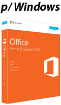Microsoft Office 2016 Home Student 79G-04766 p/ PC#100