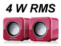 Caixas de som Power Cube Multilaser SP103 4W RMS USB P22