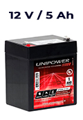 Bateria chumbo-acido Unipower UP1250, 12V, 5Ah, F1879