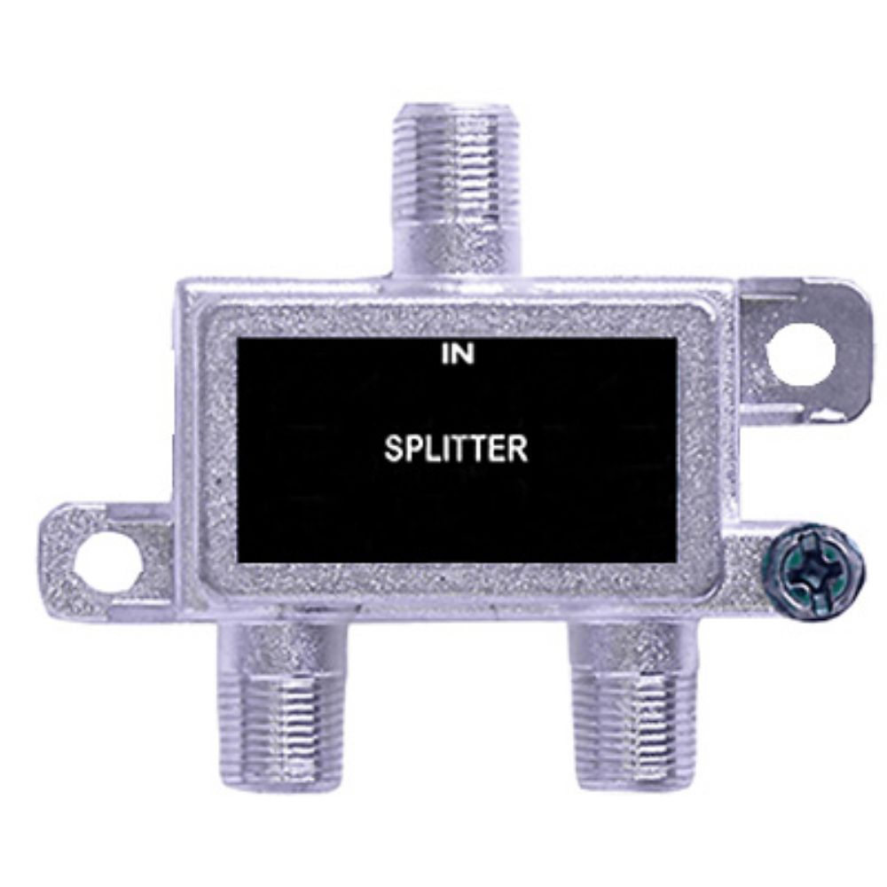 Silver Is transmission Splitter de cabo coaxial antena p/ 2 TVs 5~1050MHz - Atera Informática