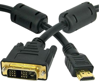 Cabo HDMI v.1.4 p/ DVI (dual) Tblack 1,8m 3D c/ filtro