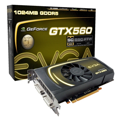 Placa vdeo EVGA Geforce GTX560 1GB 256 bit Superclock