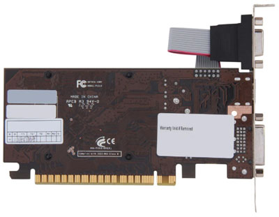 Placa vdeo PCI-e EVGA Geforce GT610 1GB DDR3 VGA HDMI