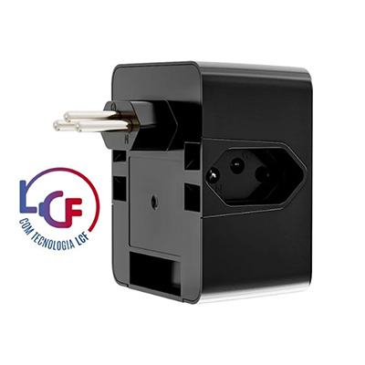 Protetor de surto DPS c/ 3 tomadas Clamper 680V 1500J 18KA