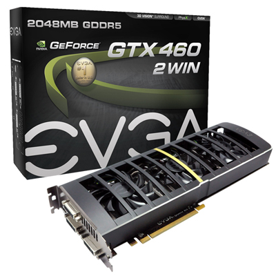 Placa de vdeo EVGA Geforce GTX460 2GB, 2 DVI 1 HDMI