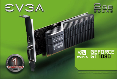 Placa de vdeo EVGA Geforce GT1030 2GB GDDR5 DVI HDMI