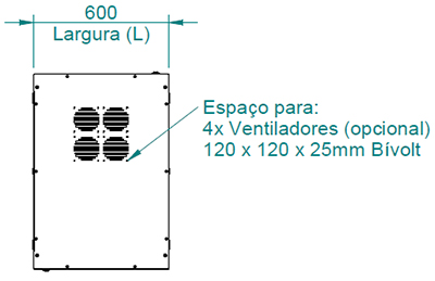 Mini rack Nilko 057024-A870 19 pol. com 24U, 87 cm prof