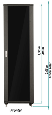 Rack 19 pol. 42U Nilko 0915852, 900 mm profundidade