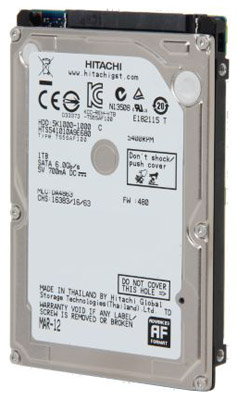 HD SATA3  2,5 pol. 1TB HGST 5K1000, 5400RPM, 8MB