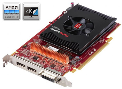 Placa vdeo Sapphire FirePro W5000 2GB, DVI, 2 DispPort