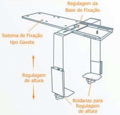 Suporte para CPU Air Micro 1.049, Draw Torre ST preto