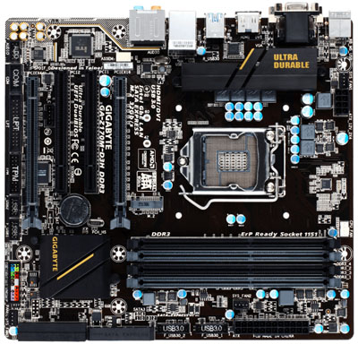 Placa me Gigabyte GA-Z170M-D3H DDR3 p/ Intel LGA1151