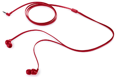 Headphone HP 100 1KF56AA Essential vermelho P2 de 3,5mm