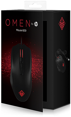 Mouse ptico HP Omen 600 1KF75AA 12000 dpi c/ pesos