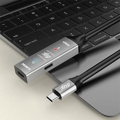 Cabo extensor USB-C 3.0 Comtac 20129422 com amplificador com 10 metros