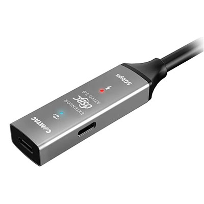 Cabo extensor USB-C 3.0 Comtac 20129422 com amplificador com 10 metros