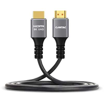 Cabo HDMI macho x macho 2.1 8K Comtac 22129400-R.01 com 2 metros
