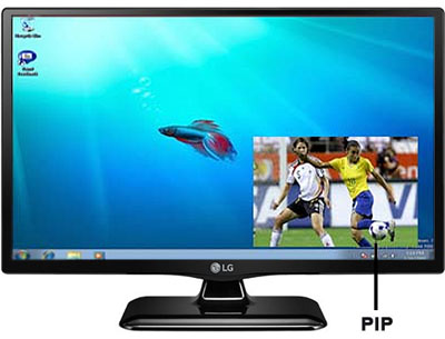Monitor TV digital 22 pol. LG 22MT47D-PS Full HD 1080P