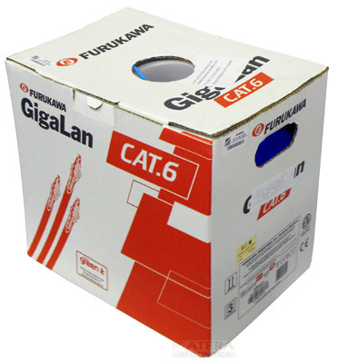 Caixa de cabo Gigalan Furukawa CAT6 23400013 azul 305m