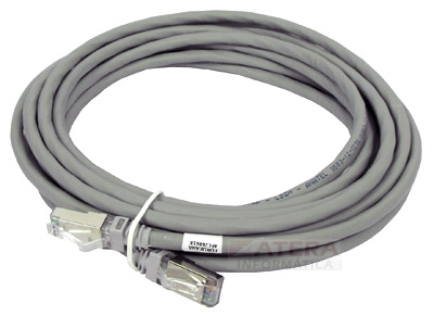 Patch cord F/UTP Furukawa CAT.6A Gigal. blind. cinza 5m