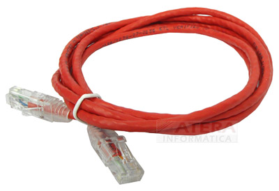 Patch Cord U/UTP GigaLan GreenCAT6 CM-T568A/B 2m verm