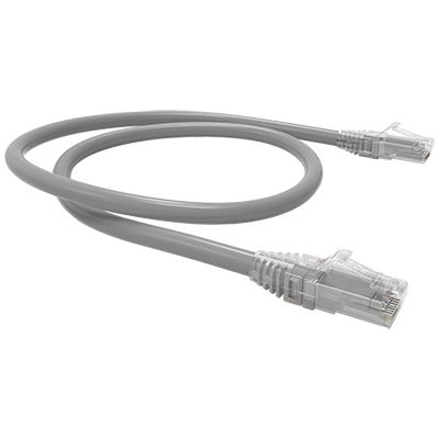 Patch cord U/UTP CAT6 Furukawa Giga T568A/B cinza 0,5m