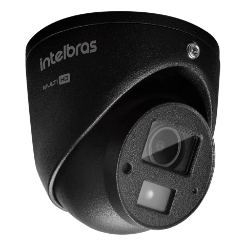 C�mera Dome Intelbras VHD 3220 Mini D Black - Full HD, 20M IR, Lent...