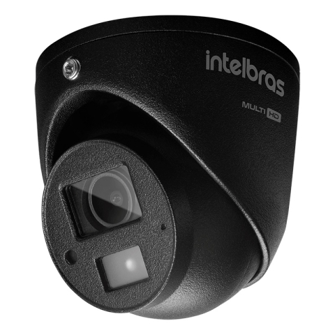 C�mera Dome Intelbras VHD 3220 Mini D Black - Full HD, 20M IR, Lent...