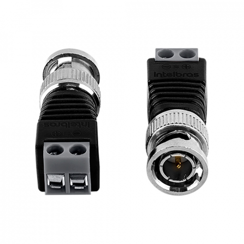 Conector bnc borne c/ 10 unidades - intelbras