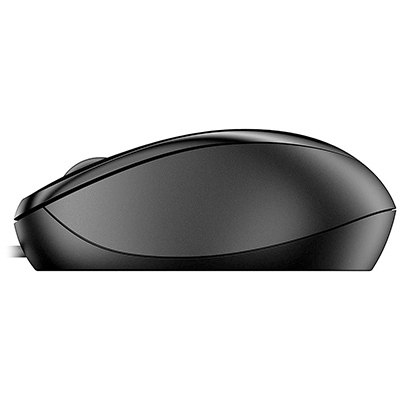 Mouse com fio 1200 dpi HP 1000 USB2 3 botes c/ roller