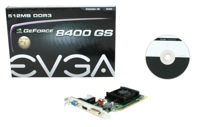 Placa de vdeo EVGA Geforce 8400 GS 512MB, VGA DVI HDMI