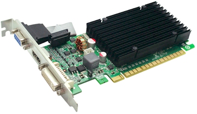 Placa vdeo EVGA Geforce 8400GS 512MB DDR3 VGA DVI HDMI