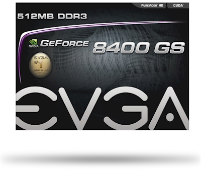 Placa vdeo EVGA Geforce 8400GS 512MB DDR3 VGA DVI HDMI