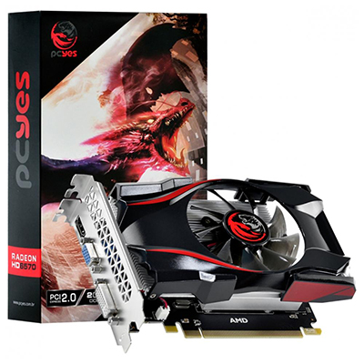 Placa vdeo PCyes Radeon HD6570 2GB DDR5 VGA DVI HDMI