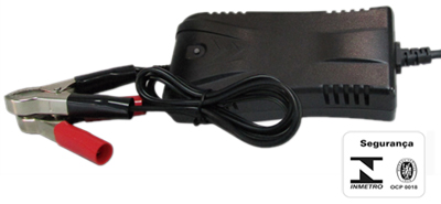 Carregador bateria inteligente Unicharger 12V 3A c/ LED