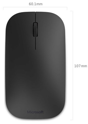Mouse Microsoft Designer Bluetooth 1000dpi 254mm/s