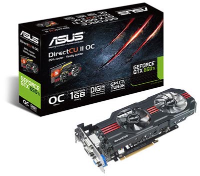 Placa vdeo Asus Geforce GTX650TI-DC2 1GB 2DVI HDMI VGA