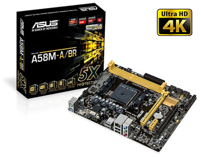 Placa me Asus A58M-A/BR p/ AMD FM2+ , VGA