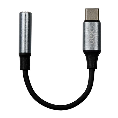 Adaptador de udio USB-C macho para P3 3,5mm fmea